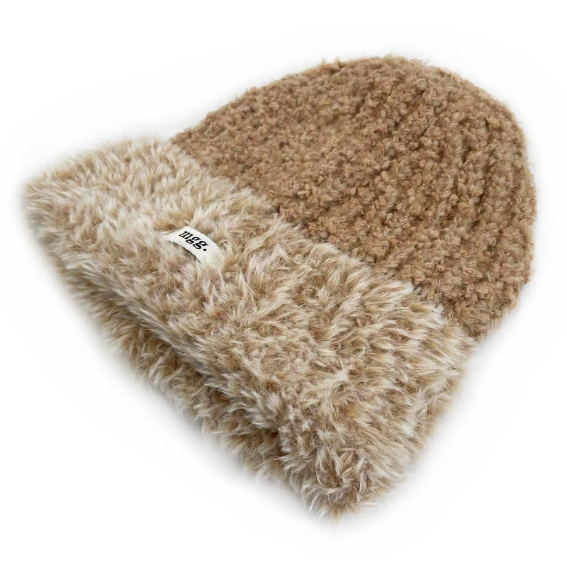 Haila – Fuzzy Contrast Trim Beanie