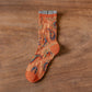 Rufia - Bohemian Embossed Floral Socks