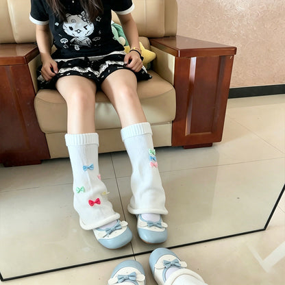 骷髅蝙蝠中筒袜暗黑卡通印花成人堆堆袜秋冬保暖时尚潮流搭配袜子