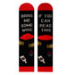 Rufia - 4 Pairs IF YOU CAN READ THIS Funny Socks