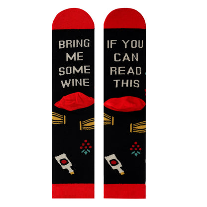 Rufia - 4 Pairs IF YOU CAN READ THIS Funny Socks