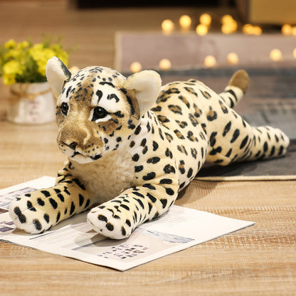 Kawai Jungle Animal Plush Toy color options including Tiger, Lion, Leopard
