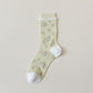 Rufia - Sweet Lily of The Valley Patterned Socks