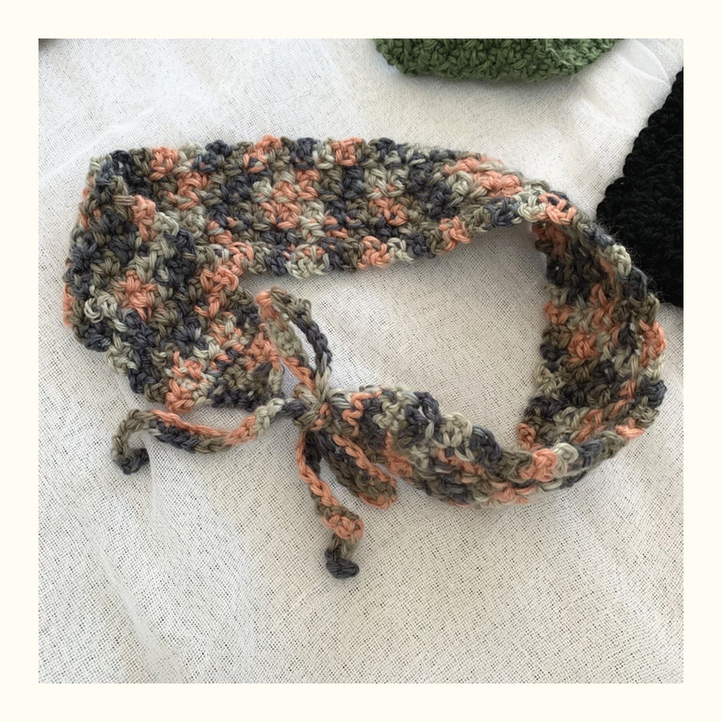 Handmade Crochet Retro Hairband