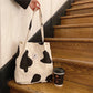 Printed Corduroy Canvas Tote Bag