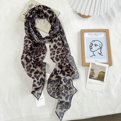 Scarvii - Semi-Sheer Print Scarf