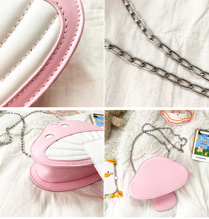 Cosbai - Adorable Mushroom Chain Bag