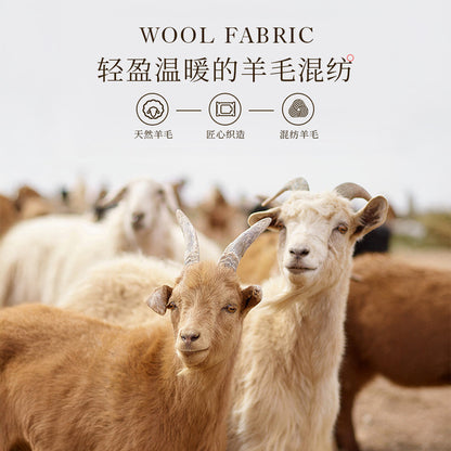 冬季露指针织手套女户外运动手套女成人保暖手套羊毛混纺加绒手套