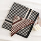 Scarvii - Classic Houndstooth Square Scarf