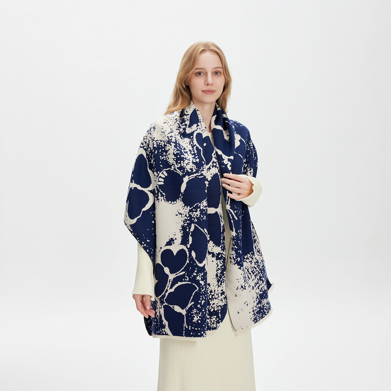 Scarvii - Abstract Butterfly Fringe Scarf