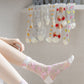 Rufia - Adorable Embroidered Sheer Socks