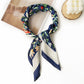 Scarvii - Gentle Floral Pattern Square Scarf