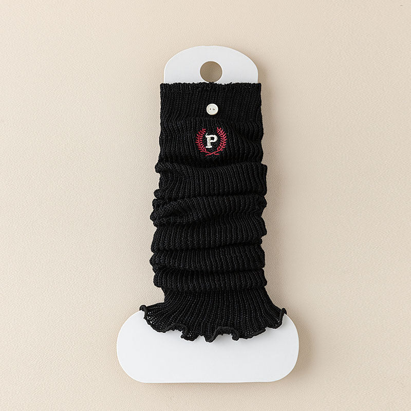 Rufia - Y2K Style Slouch Rib Knit Winter Leg Warmers