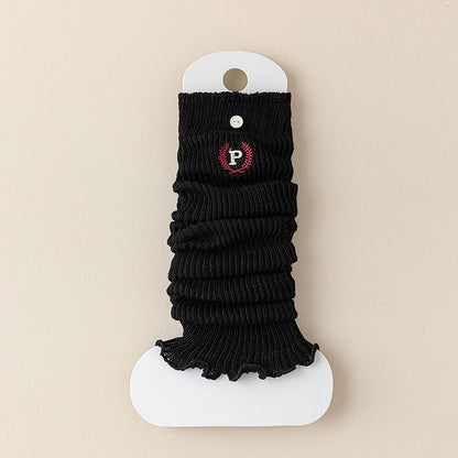 Rufia - Y2K Style Slouch Rib Knit Winter Leg Warmers