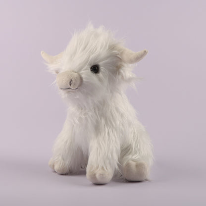 Kawai cow plush toy shown from front