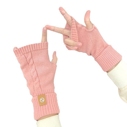 Gloving - Cable Knit Fingerless Gloves