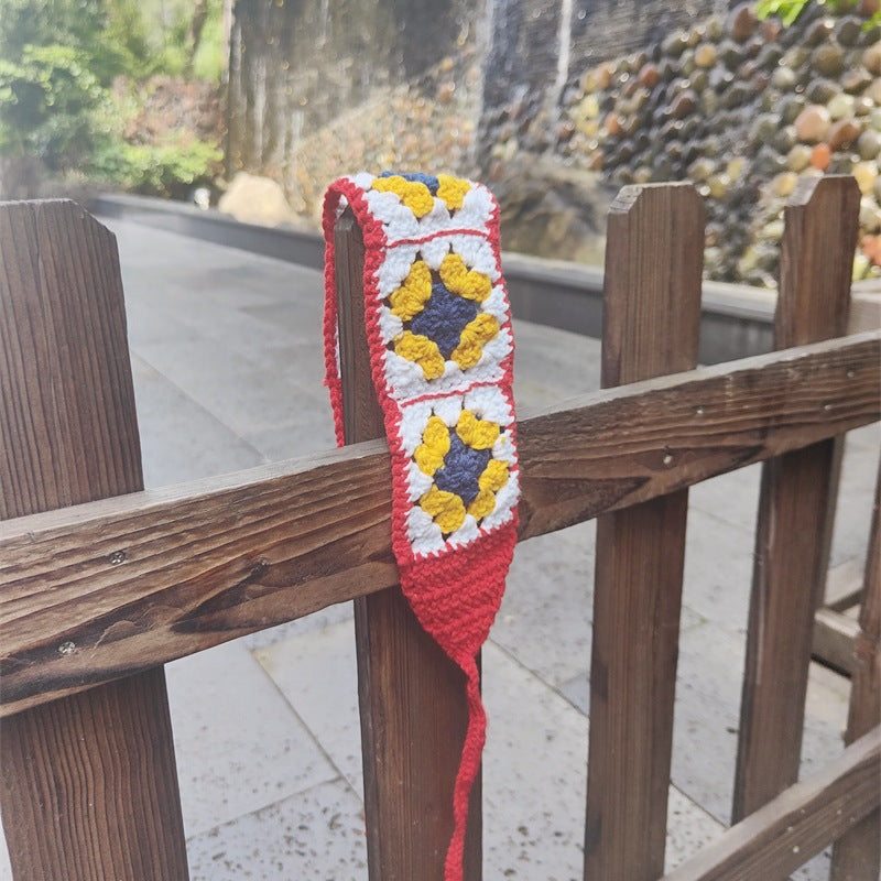 Handmade Crochet Flower Hairband