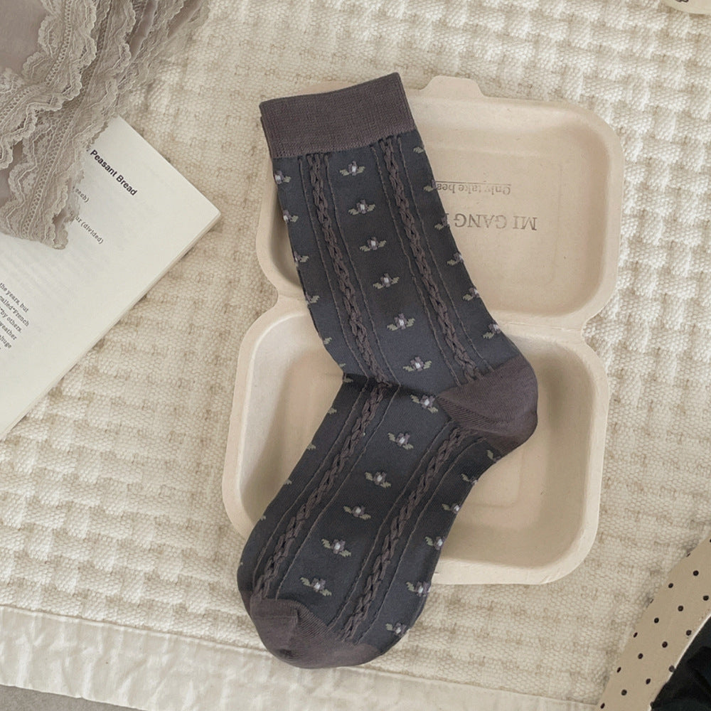 Product image for Rufia - Women's Vintage-Inspired Socks (Cable)