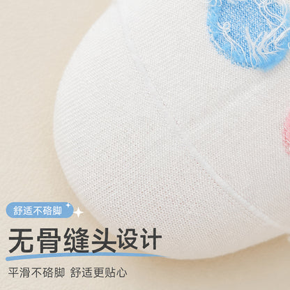 秋冬袜子女士爱心卷边无骨中筒袜圆点休闲舒适百搭潮流堆堆袜