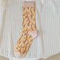 Rufia -Wavy Pattern Sheer Socks