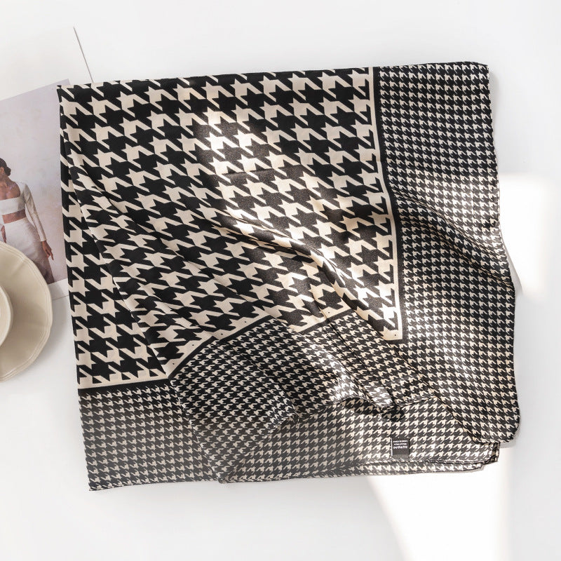 Scarvii - Houndstooth Scarf Head Wrap