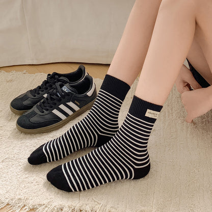 Rufia - Timeless Striped Crew Socks
