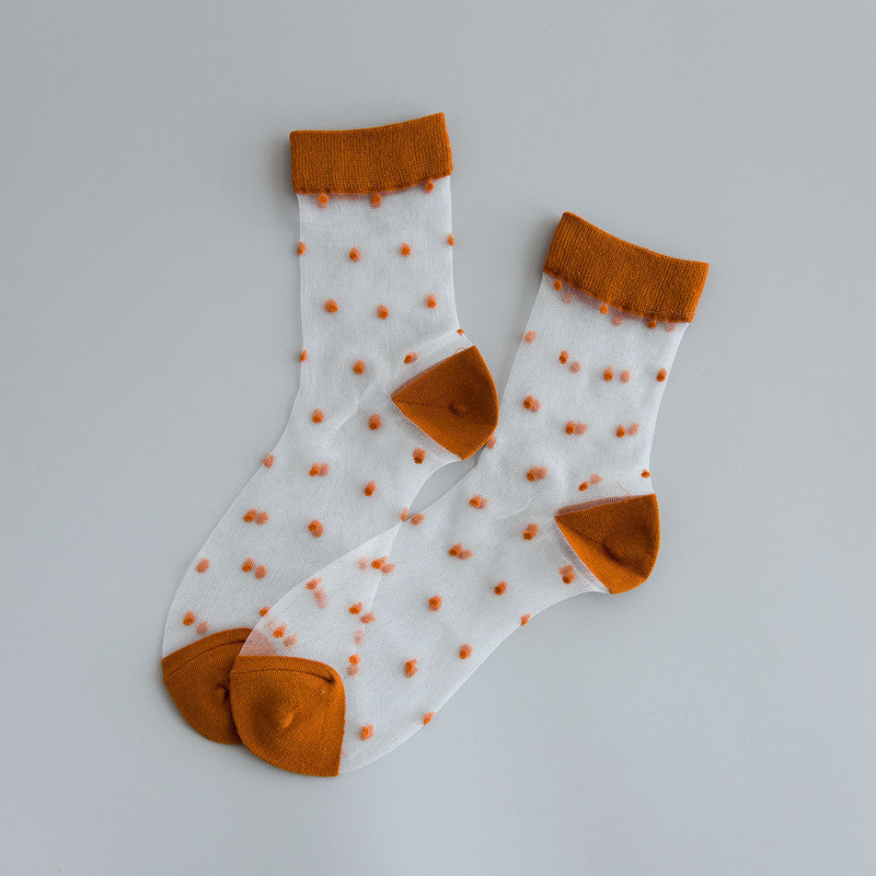 Rufia - Polka Dot Sheer Socks