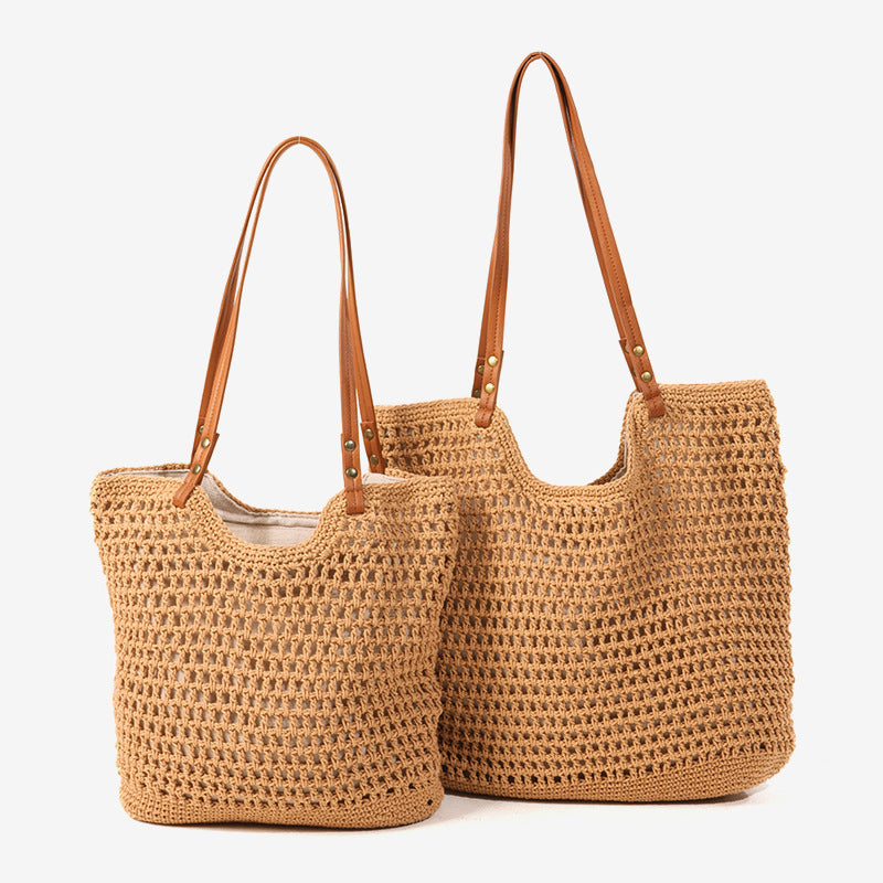 Baggie -  Casual Large Capacity Cotton Knitted Bag