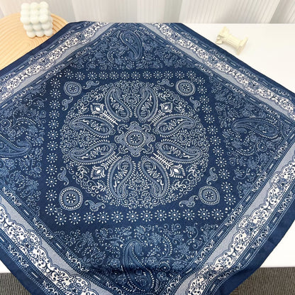 Scarvii - Paisley Floral Ornate Border Square Scarf