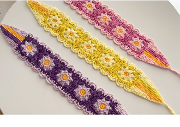 Handmade Crochet Flower Hairband - Summer's Perfect Accessory