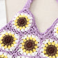 Sunflower Handmade Crochet Bag - Exquisite Handcrafted Handbag