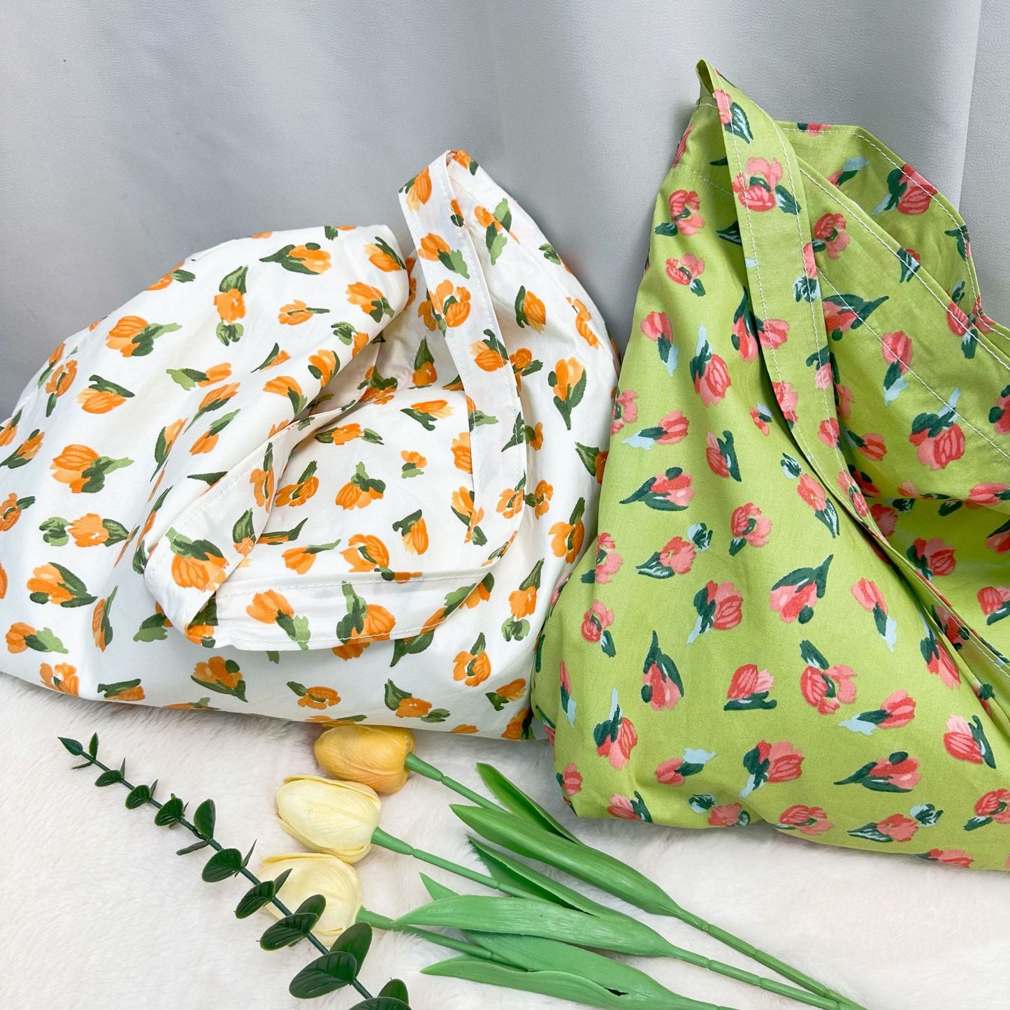 Cosbai - Soft Floral Shoulder Bag