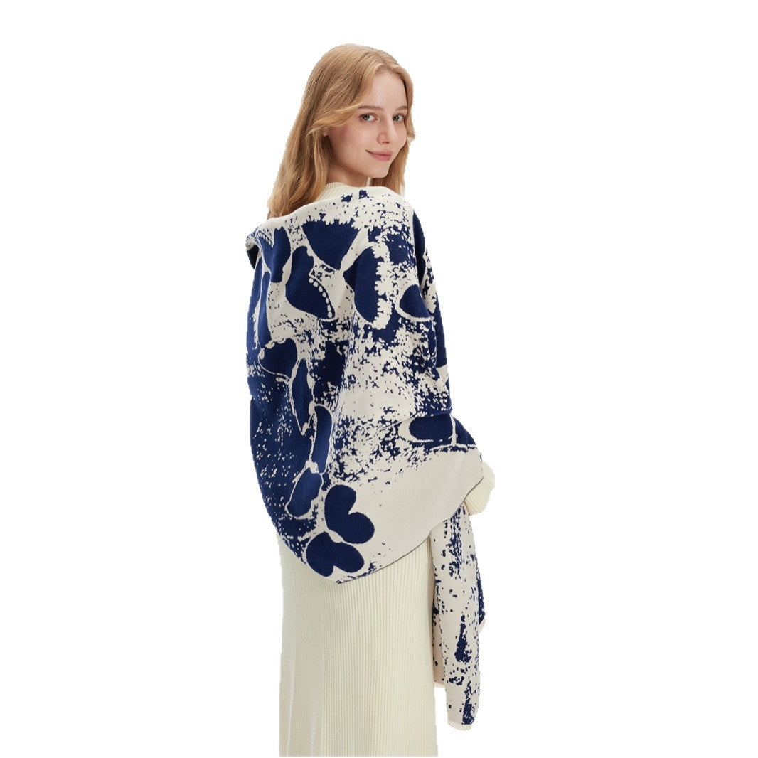 Scarvii - Abstract Butterfly Fringe Scarf