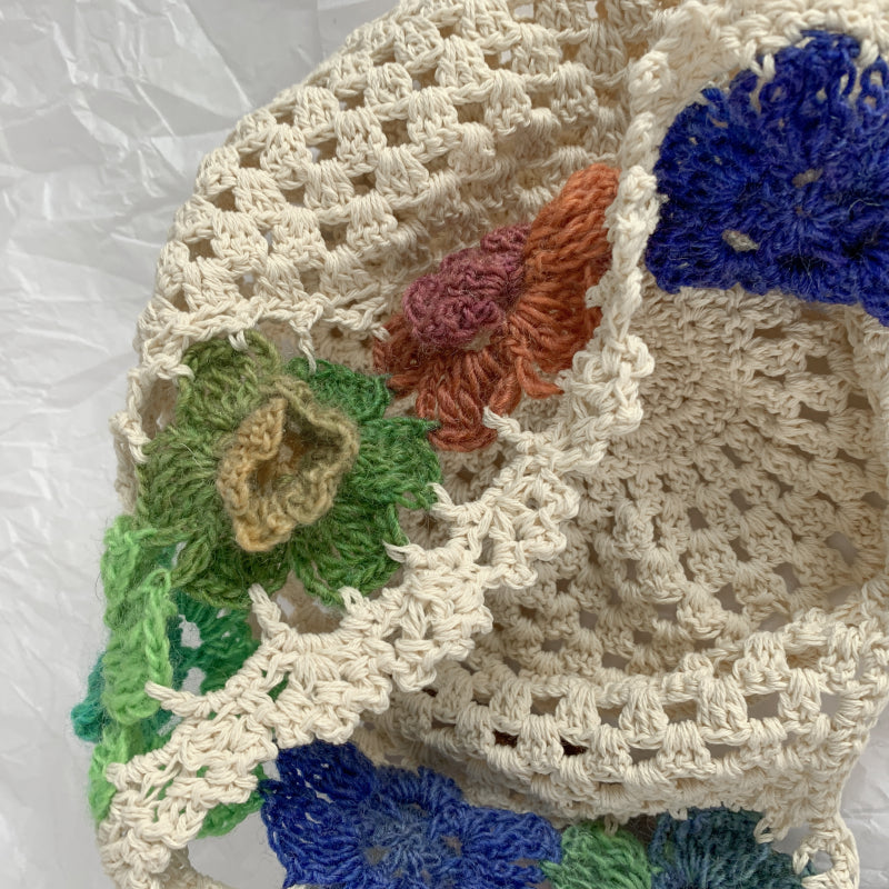 Handmade Crochet Flower Hat