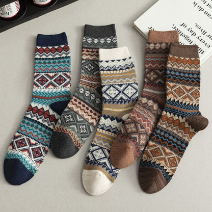 Rufia - 5 Pairs Unisex Classic Socks