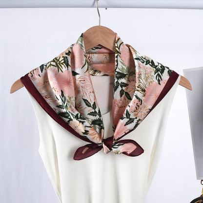 Scarvii - Soft Wildflower Square Scarf