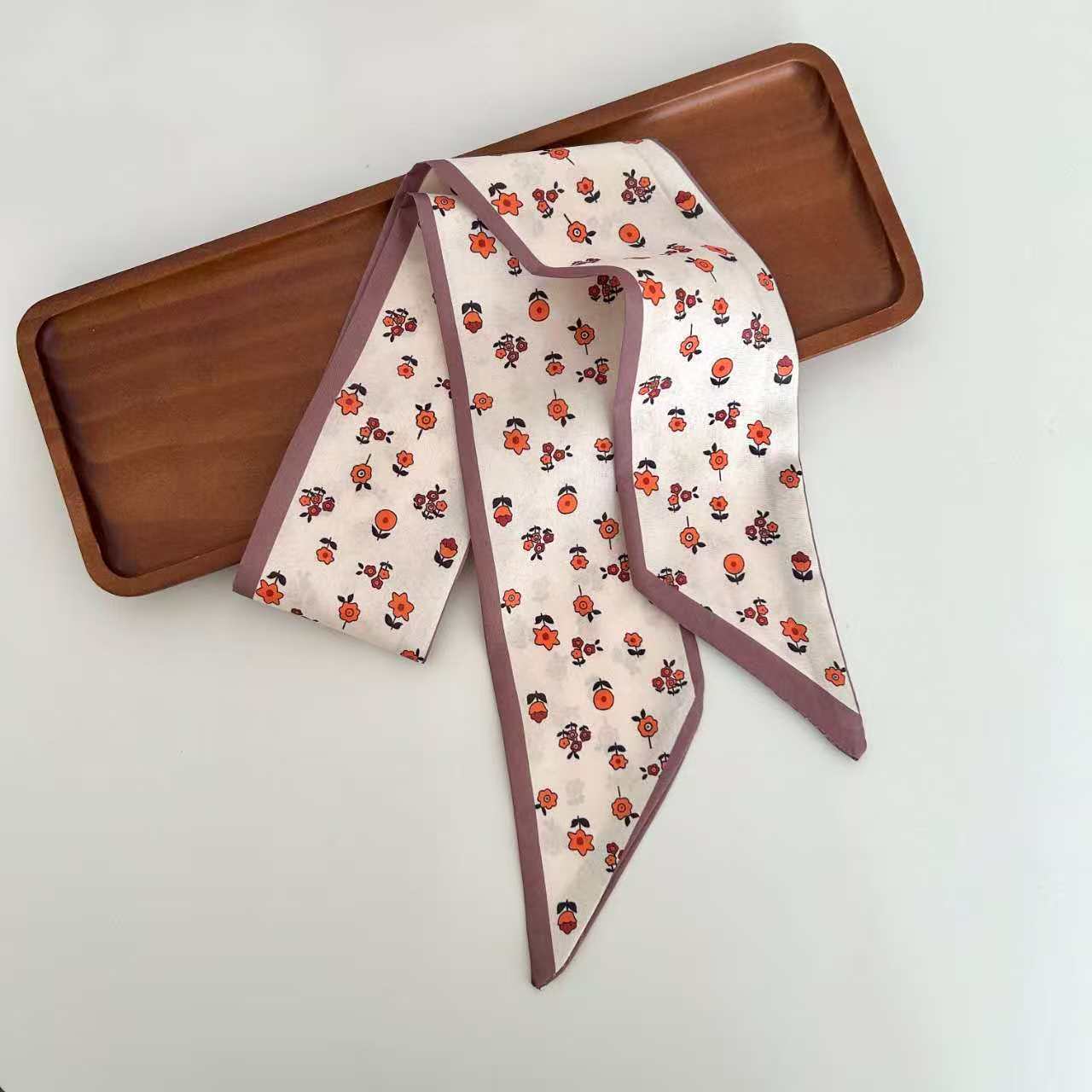 Scarvii Ditsy Floral Skinny Scarf