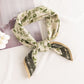 Scarvii - Sweet Floral Print Small Square Scarf