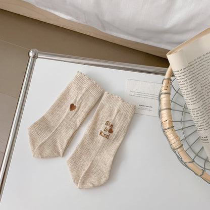 Rufia - Everyday Solid Rib Knit Crew Socks