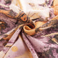 Scarvii - Vintage Floral Print Square Scarf