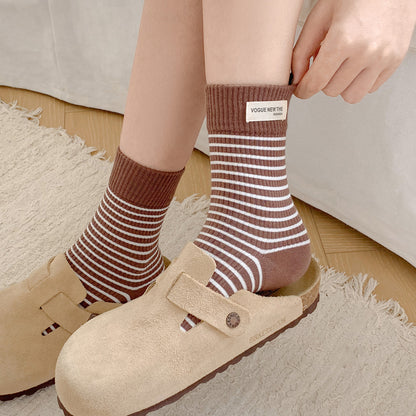 Rufia - Timeless Striped Crew Socks