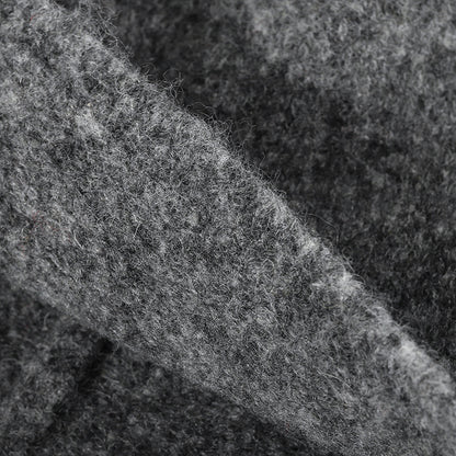 White brushed wool brimless knit beanie product view