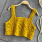 Crosa - Handmade Vintage Crochet Design Camisole - A Perfect Summer Top Tank