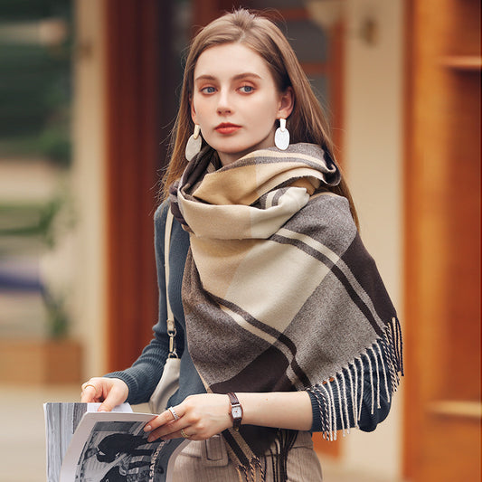 Scarvii - Classic Plaid Scarf for Women