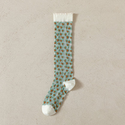Rufia - Adorable Patterned Summer Stockings