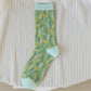 Rufia -Wavy Pattern Sheer Socks