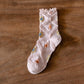 Rufia - Scalloped Edge Floral Women's Socks