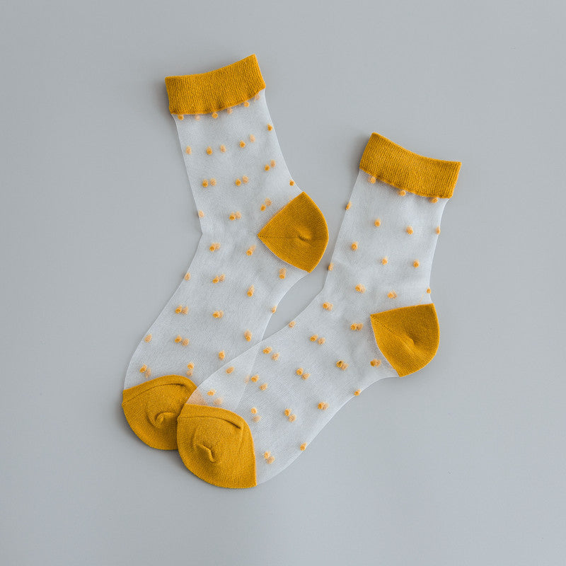 Rufia - Polka Dot Sheer Socks