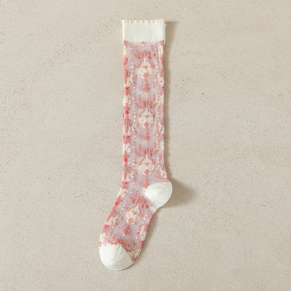 Rufia - Adorable Patterned Summer Stockings