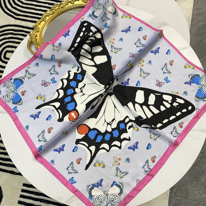 Scarvii - Vivid Butterfly Pattern Scarf